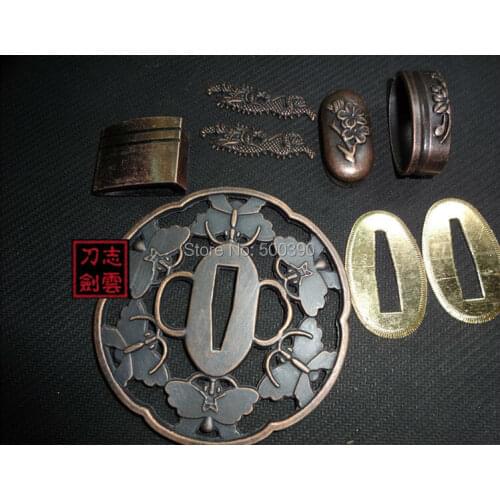 A Suit Of Alloy Tsuba Guard for Japanese Samurai Sword Katana @2022