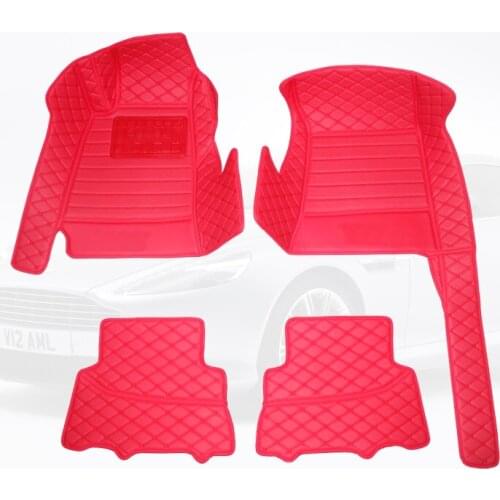 Leather Car floor mat carpet rug for AstonMartin DB9 DB11 Rapide Vantage N400 N420 N430 roadster