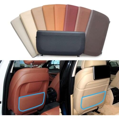 New Model Seat Backrest Rear Pocket Leather Cover For BMW 5 5GT X5 X6 7 Series F10 F07 F01 F02 F15 F16 2013-2018