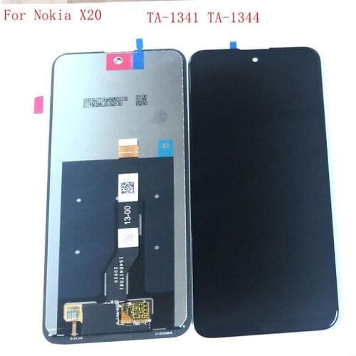 For Nokia X20 Lcd screen Display+Touch Glass DIgitizer For nokiax20 TA-1341 TA-1344 Replacement