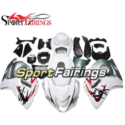 Full Fairing Kit For Suzuki GSXR1300 Hayabusa 2008 - 2016 09 10 11 12 13 14 15 16 ABS Motorcycle Bodywork Gloss White Silver New