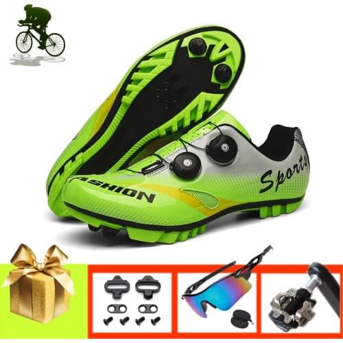 Professional Mountain bike shoes men women sapatilha ciclismo mtb SPD Pedals self-locking breathbale outdoor cycling sneakers