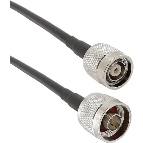 RP-TNC Male to Type N Male LMR195 Coaxial Cable N Plug to RP TNC Plug (female center hole) Connector WiFi Antenna Extension