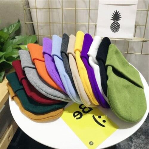 Wool Fashion Mens and Womens Hat Knitting Simple Solid Color Atmosphere Hip hop Autumn and Winter Warm Hat