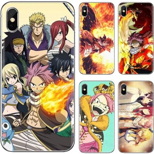 For Xiaomi mi Redmi Note 3 4 4X 5 6 7 8 8t 9 9s 9t 10 pro lite Silicone Cover Bag fairytail anime Japanese Famous Art