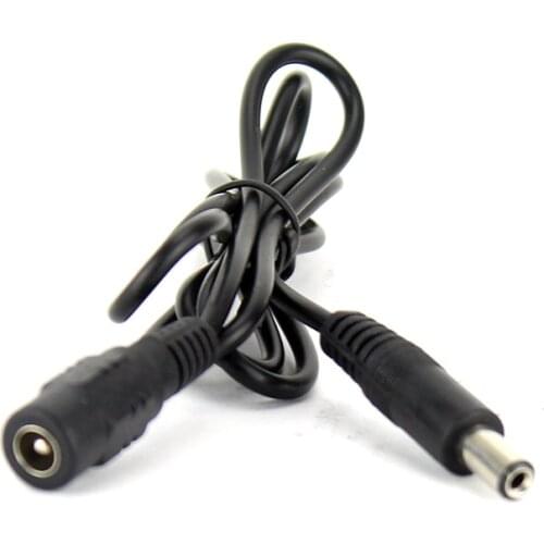 DC pwoer adapter extend cable 5.5mm x 2.1mm cctv camera power adapter port extend cable 1m / 2m / 3m / 5m / 10m / 20m