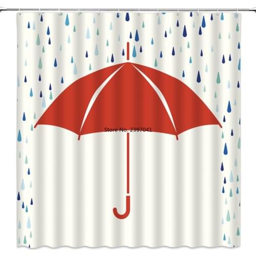 Nordic style Cloud Waterproof Shower Curtain Rain Polyester Fabric Bathroom Curtain 12 Hooks New Curtains Bath