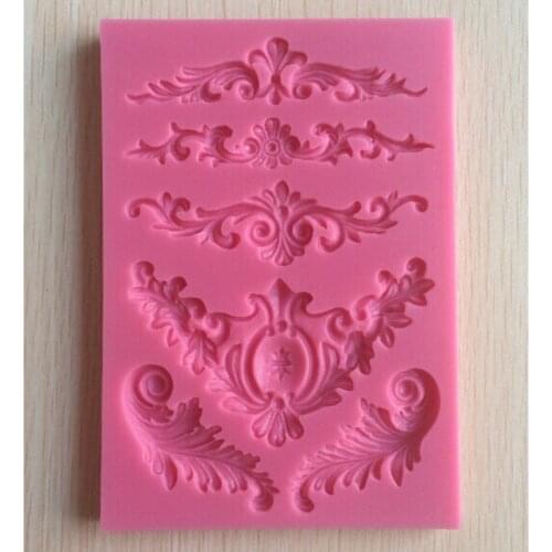High Quality Sculpted Vintage Flower Lace Silicone Fondant Cake Decor Sugar Icing Mold Useful Bakeware Cake Tools Kitchen Tools