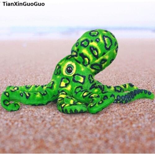 About 32cm simulation green octopus plush toy soft doll birthday gift h2048
