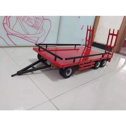 3 Axis RC CNC Alloy Trailer Metal Wheels for 1/10 1/8 TRAXXAS TRX4 RC CAR Climbing Car Climb Truck