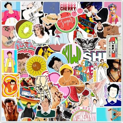 30/50Pcs Cool Brand Music Singer Cartoon Star PVC Graffiti Stickers For Laptop Notebook Skateboard Luggage Decal Sticker Toy