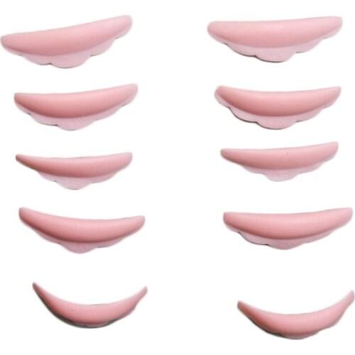 5 Pairs Silicone Eyelash Patches Eyelash Shield Pads Makeup Tool Eyelash Perm Gaskets for salon Shop