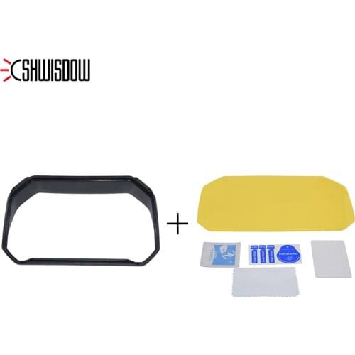 For BMW R1200GS F850GS F750GS F 850GS 750GS 1250GS Adventure 2018 2019 Speedometer sun visor with protection film black