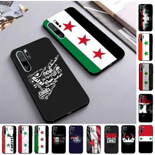 Syria Flag Phone Accessories Case For huawei p30lite p30pro p20lite p40lite p10plus psmart mate20lite p40pro Coque Shell
