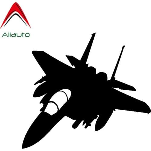 Aliauto Delicate New Edition and Lovely Plane Fighter Model Vinyl Waterproof Reflective Car Sticker Vivid Decal,15cm*13cm