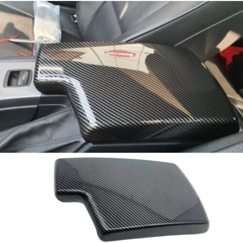 Carbon Fiber Center Console for BMW E90 E92, Armrest Pad Protection for BMW 3 4 Series 2005-2012