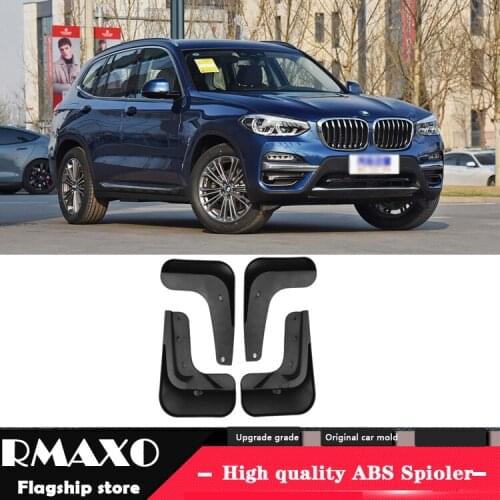 For BMW X3 2018-2019 Mudflaps Splash Guards Front With the color and rear Mud Flap Mudguards Fender Modified special
