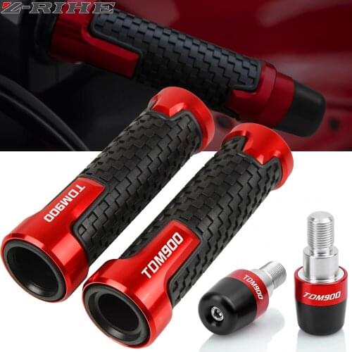 Motorcycle Handle Grips Ends Racing Handlebar 22mm 7/8" For YAMAHA TDM900 TDM 900 2002-2021 2013 2012 2011 2010 2009 2008 2007