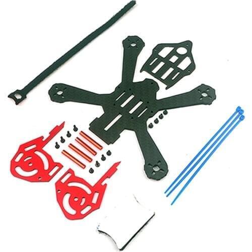 Happymodel Toad 125 3 Inch FPV Racing Drone Frame Kit 125mm Wheelbase Carbon Fiber Rack with SQ11 Protective Case Accessories