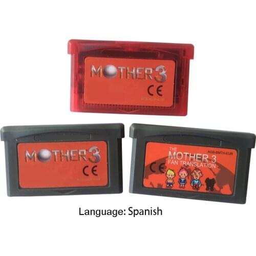 Mother1+2 Mother 3 Fan Translation ESP Language Memory Cartridge Card for 32 Bit Video Game Console Accessories
