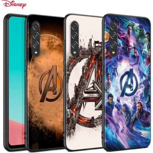 Marvel Avengers Logo For Samsung Galaxy A90 A80 A70 A70S A60 A50 A40 A30 A30S A20S A20E A10E TPU Soft Phone Case