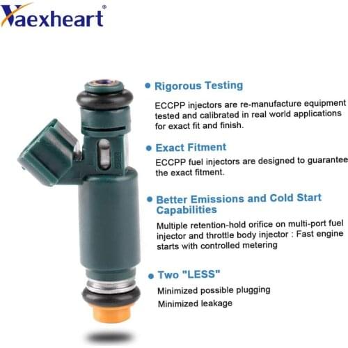 GENUINE OEM FUEL INJECTORS 195500-4390 FITS FOR 2002-2006 NISSAN 2.5L L4