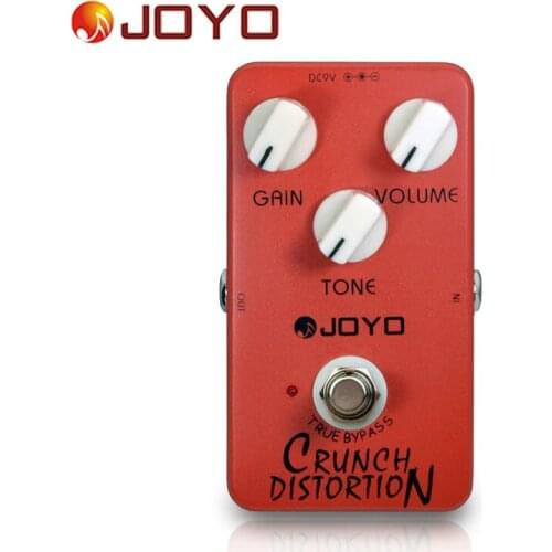 JOYO JF-03 Crunch Distortion Guitar Effect Pedal with Ture Bypass British Classic Rock Guitar Effect Pedal