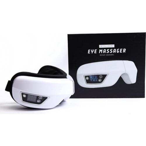 Rechargeable Electric Eye Massager AirPressure Hot compress Vibration Eye Fatigue Relieve dark circlesBluetooth Music Eye Relax