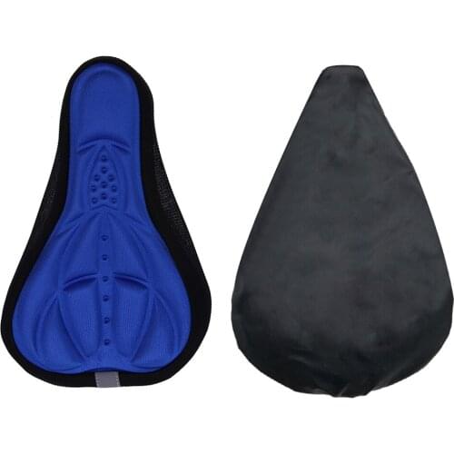 Mountain Bike Cycling Pad Cushion Cover MTB Mountain Bicycle Soft Riding Seat Cushion with Saddle Anti-slip Rain Covers