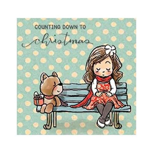 Girl Bear Transparent Silicone Rubber Stamp And Metal Die Sheet Cling Scrapbooking DIY Cute Pattern Photo Album