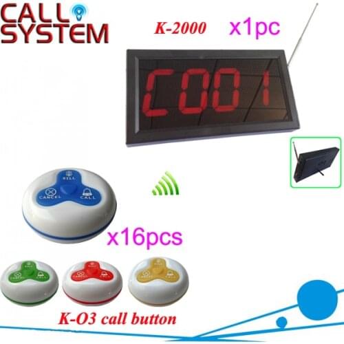 Restaurant Pager System K-2000+O3 for Restaurant Hotel Cafe DHL Free Shipping