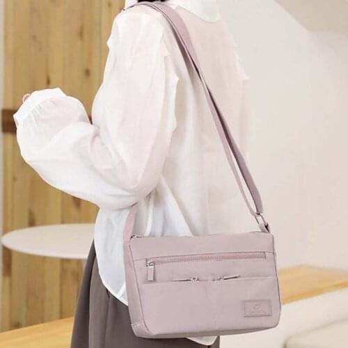 Messenger Bag Female New Fashion Trend Large Capacity Waterproof Nylon Shoulder Bag Casual Phone Wallet Purse Multi Layer Bag