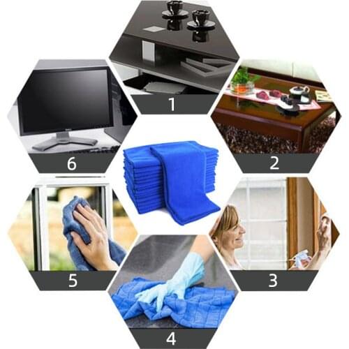 Household Goods Large Microfibre Cleaning Auto Car Detailing Soft Cloths Kitchen Dish Towel Home Cleaning Tool