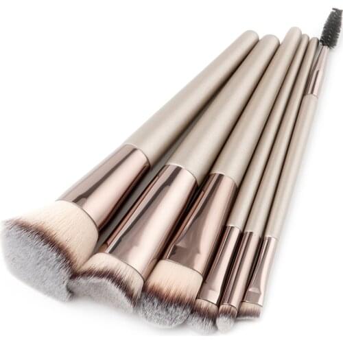 VANDER 6Pcs Professional Makeup Brushes Set Powder Foundation Eye Shadow Beauty Face Blusher Cosmetic Brush Blending Tools