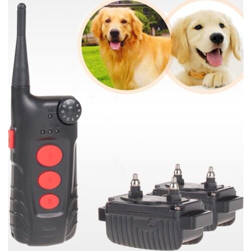 Free shipping Aetertek At-918c 100% Waterproof Rechargeable Dog Training Shock Collar 600 Yard Auto Anti Bark Function for 2 dog