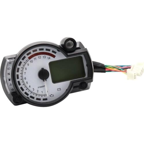 1PCS Motorcycle Digital LCD Odometer Speedometer Tachometer Speed Gauge New