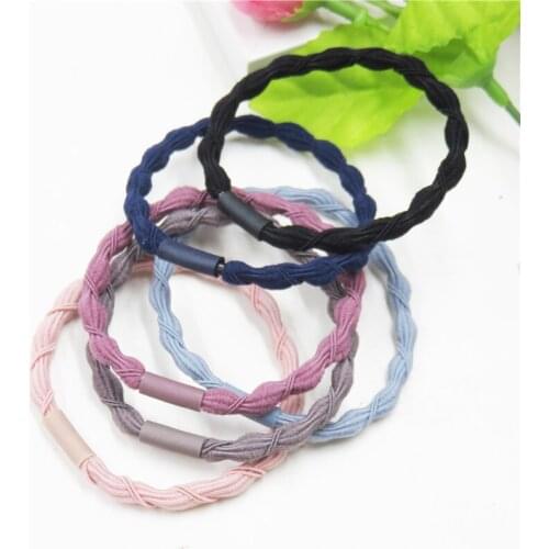 1PCS Simple Tie a knot Elastic Hair Bands For Girls Bohemian Headband Scrunchy Korean Bow Kids Hair Accessories For Women NEW