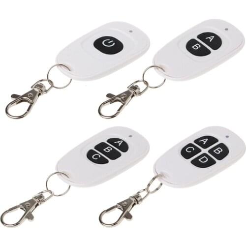 1CH 2CH 3CH 4CH RF Wireless Remote Control 1-4 Button Transmitter 433 MHz EV1527 N84A