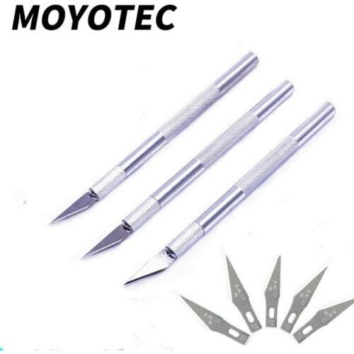 MOYOTEC 6Pcs Carve Knife Multi-functional Hand Tools For Paper Cutting Woodworking Metal Cutting