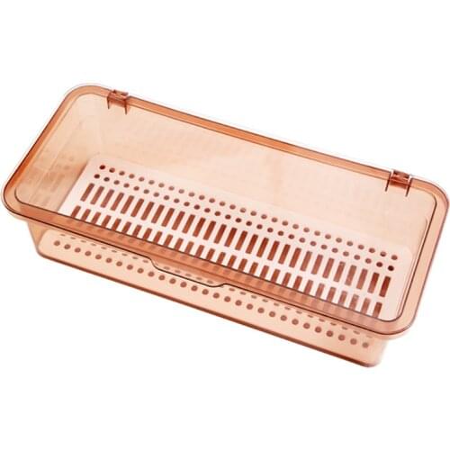 94PF Dinnerware Holder Drawer for Home Fridge Freezer Countertop Cabinet Table Kitchen Drawer Organizers Hollow Partition