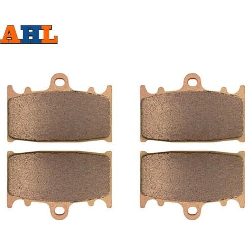 2 Pairs Motorcycle Brake Pads for KAWASAKI ZZ-R 400 (ZX 400 K/N) 1990-1999 Sintered Brake Disc Pad