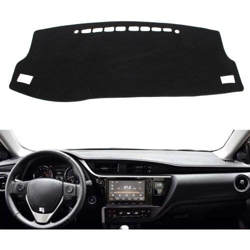 Car Dash Mat Dashboard Cover Dashmat For Toyota Corolla 2014-2018 LHD
