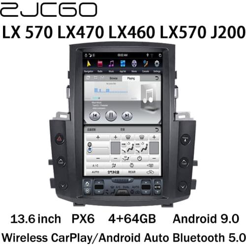 Car Multimedia Player Stereo GPS DVD Radio Navigation NAVI Android Screen for Lexus LX 570 LX470 LX460 LX570 J200 2007~2015