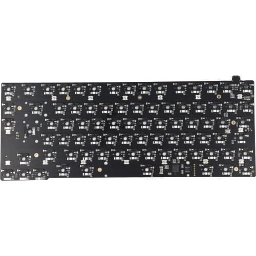 ID80 80 V2 ISO QMK swappable Hot Swap Type C PCB VIA Support ID80 V2 ISO Case