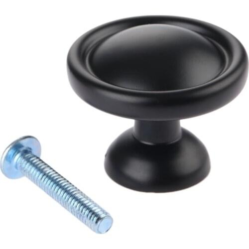 DRELD 1pc Black Furniture Handles Kitchen Door Handles Cupboard Wardrobe Drawer Pull Cabinet Knob and Handles Furniture Hardware