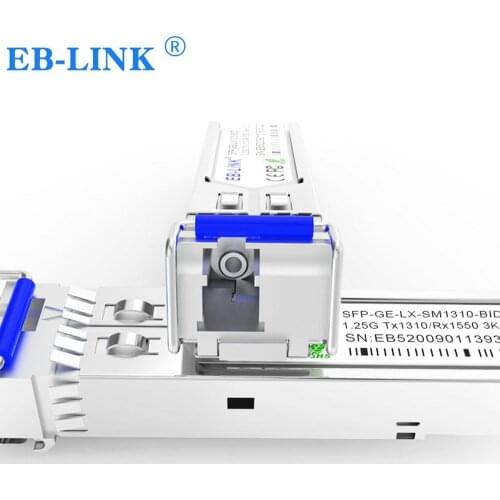 For Cisco Compatible GLC-BX-U,TX1310/RX1550nm 1.25G 10km BIDI SFP Transceiver module