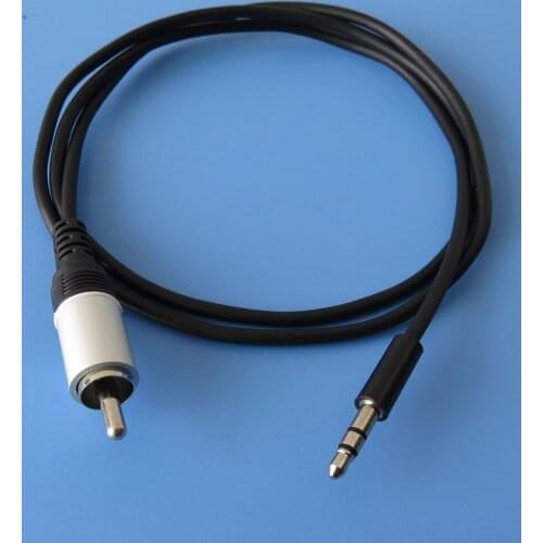 3.5mm to RCA single lotus cable 1 meter audio cable 3.5 male to RCA male cable for TV Speaker DVD amplifier connection adapter