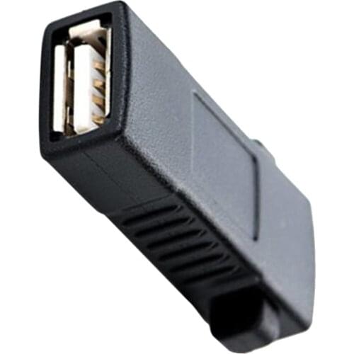 Cable Extension Adapter Super Speed USB 2.0 Coupler (USB Coupler Female to Female Adapter) Black Device