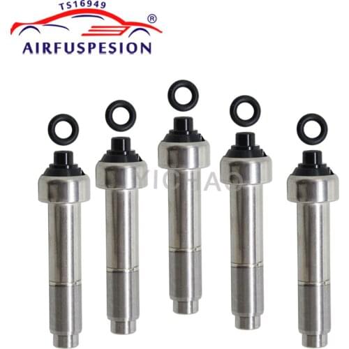 5pcs Solenoid Valve Core Air Suspension Compressor Kits For BMW F01 F02 F04 F07 37206789450 37206796445 37206864215