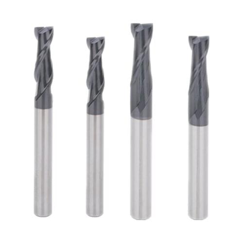 1pcs 2Flutes 1mm~8mm Solid Carbide endmill CNC Milling Cutter HRC45 Tungsten Steel End Mill CNC Router Bits